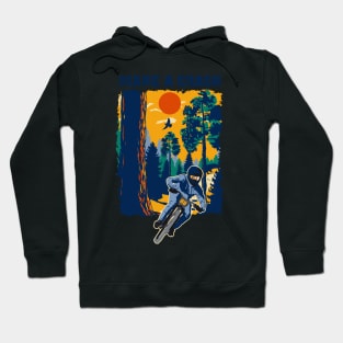 Mountain biking funny saying sarcastic mountain bike make a crash Hoodie